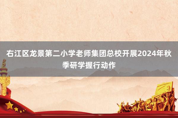 右江区龙景第二小学老师集团总校开展2024年秋季研学握行动作