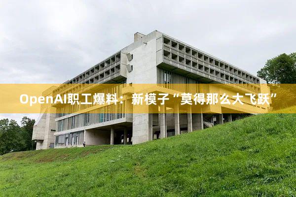 OpenAI职工爆料：新模子“莫得那么大飞跃”