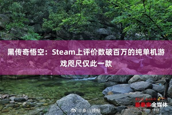 黑传奇悟空：Steam上评价数破百万的纯单机游戏咫尺仅此一款